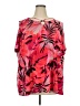 Catherines Pink Short Sleeve Blouse Size 3X - photo 1