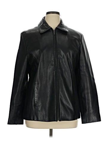 Liz Claiborne Leather Jacket (view 1)