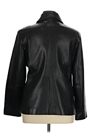 Liz Claiborne Leather Jacket (view 2)