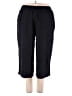 Lands' End 100% Cotton Solid Black Casual Pants Size 2X - photo 1