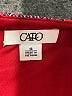 Cato 100% Polyester Graphic Burgundy Casual Dress Size 14 - photo 7