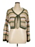 Cider 100% Acrylic Green Cardigan Size 0X - photo 1