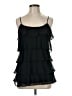 Candie's 100% Polyester Black Sleeveless Blouse Size M - photo 1