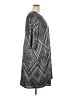 Catherines 100% Polyester Chevron-herringbone Gray Casual Dress Size 3X - photo 4