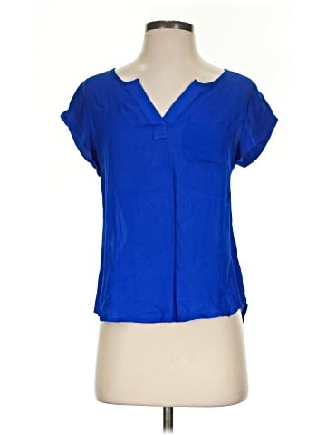 Silkland Short Sleeve Silk Top (view 1)
