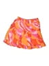 Envy 100% Polyester Print Orange Skort Size S - photo 2