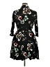 Torrid Print Black Casual Dress Size 1X Plus (1) - photo 2