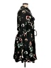 Torrid Print Black Casual Dress Size 1X Plus (1) - photo 4