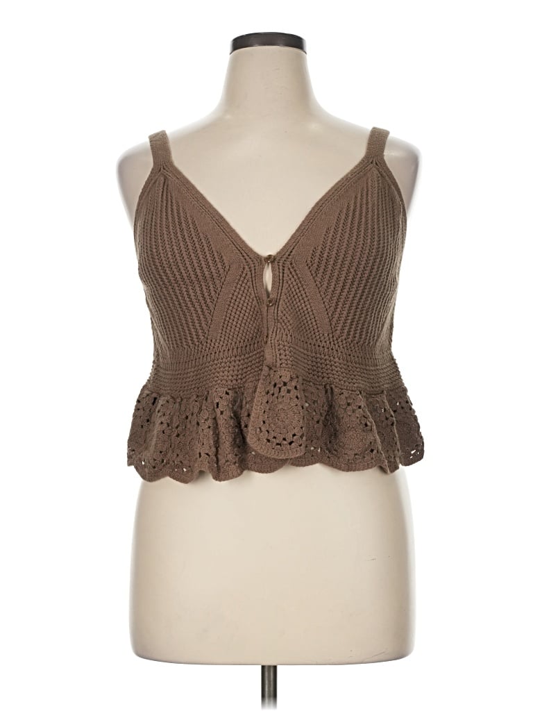 Pre-owned Universal Thread Sweater Vest In Brown