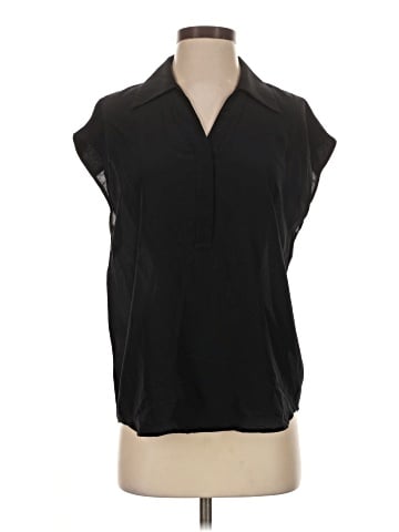 Club Monaco Short Sleeve Silk Top (view 1)