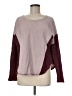 AnM Color Block Burgundy Pullover Sweater Size M - photo 1