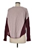 AnM Color Block Burgundy Pullover Sweater Size M - photo 2