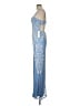 Scala 100% Polyester Blue Cocktail Dress Size 10 - photo 5