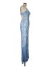 Scala 100% Polyester Blue Cocktail Dress Size 10 - photo 4