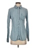 Splendid 100% Lyocell Blue Long Sleeve Button-Down Shirt Size S - photo 1