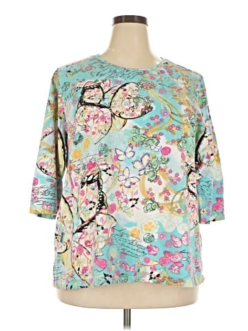 Cj Banks 3/4 Sleeve Blouse (view 1)