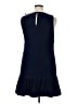 J.Crew 100% Polyester Solid Blue Casual Dress Size 14 - photo 2