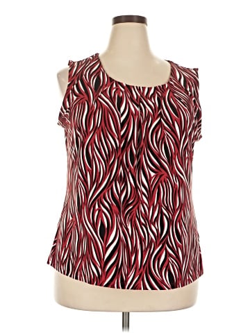 Black Label by Evan Picone Sleeveless Blouse (view 1)