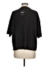 Only 100% Polyester Black Brown Short Sleeve Blouse Size M - photo 2