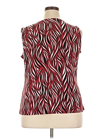 Black Label by Evan Picone Sleeveless Blouse (view 2)