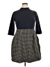 ModCloth Houndstooth Gray Casual Dress Size 1X - photo 1