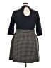ModCloth Houndstooth Gray Casual Dress Size 1X - photo 2