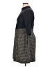 ModCloth Houndstooth Gray Casual Dress Size 1X - photo 5