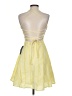 City Studio 100% Polyester Stripes Yellow Cocktail Dress Size 3 - photo 2