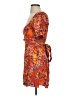 L Space 100% Viscose Floral Orange Burgundy Casual Dress Size XS - photo 5