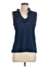 J. McLaughlin Blue Sleeveless Blouse Size M - photo 1