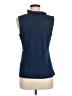 J. McLaughlin Blue Sleeveless Blouse Size M - photo 2