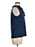J. McLaughlin Blue Sleeveless Blouse Size M - photo 4