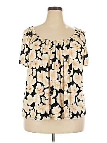 Lane Bryant Short Sleeve Blouse (view 1)