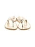 Coach Gold Flip Flops Size 4 - photo 2