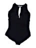 Profile by Gottex Solid Black One Piece Swimsuit Size 16 - photo 2