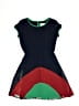 Blush by Us Angels 100% Polyester Color Block Green Blue Dress Size 14 - photo 1