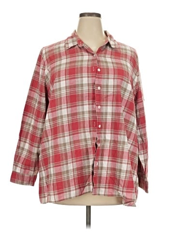 Coldwater Creek 3/4 Sleeve Button-Down Shirt (view 1)