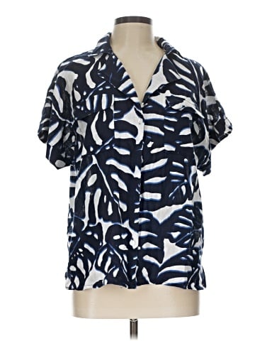 Unique Spectrum Short Sleeve Blouse (view 1)