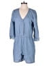 Susina 100% Cotton Solid Blue Romper Size S - photo 1