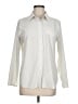 Athleta Solid Ivory Long Sleeve Button-Down Shirt Size M - photo 1