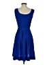 Calvin Klein Solid Blue Casual Dress Size 4 - photo 2