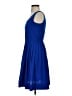Calvin Klein Solid Blue Casual Dress Size 4 - photo 5