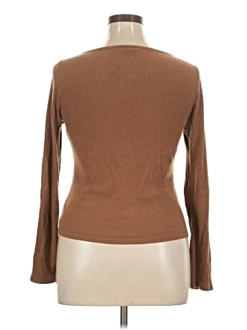 a.n.a. A New Approach Long Sleeve Henley (view 2)