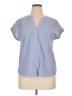 Apt. 9 Blue Short Sleeve Blouse Size XL Petite - photo 1