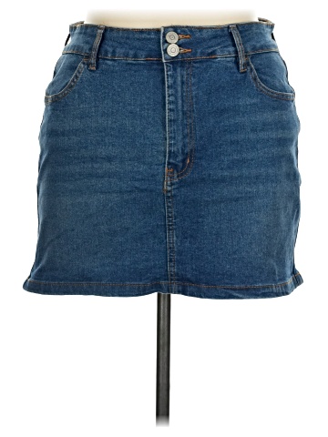 Love Culture Denim Skirt (view 1)
