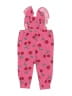 Old Navy 100% Cotton Pink Overalls Size 12-18 mo - photo 2