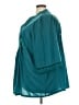 Roaman's 100% Polyester Teal 3/4 Sleeve Blouse Size 24 - photo 5