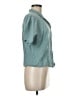 bryn WALKER 100% Tencel Teal Short Sleeve Blouse Size M - photo 4