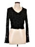 Hot Topic Black Long Sleeve Top Size Lg (0) - photo 1