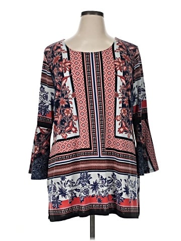 Melissa Paige 3/4 Sleeve Blouse (view 1)